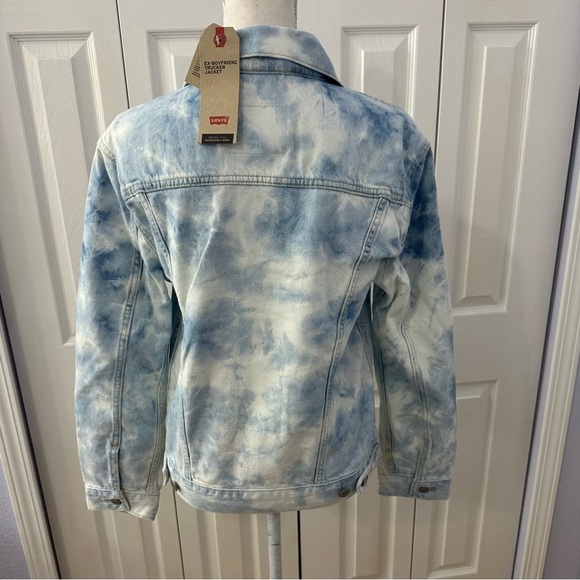 Levi's Ex Boyfriend Trucker Denim Jacket Size Small - Picture 3 of 11